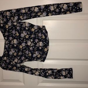 Forever 21 cropped & off the shoulder